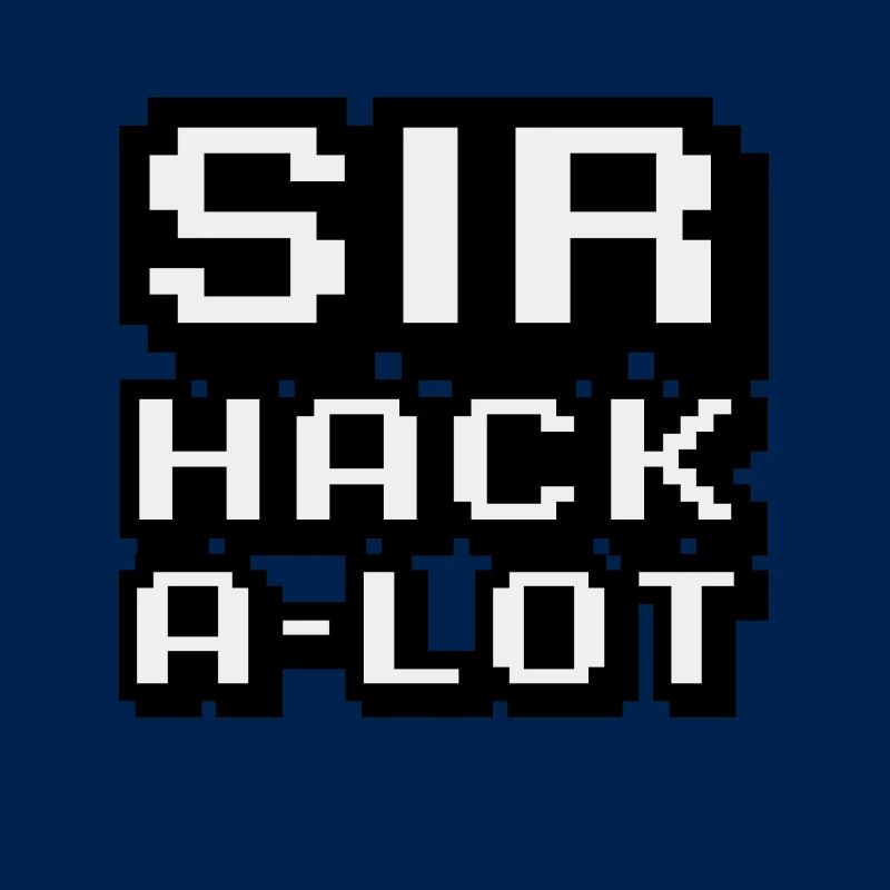 Computer hacken und Pixel-Kunst Sir Hack A Lot