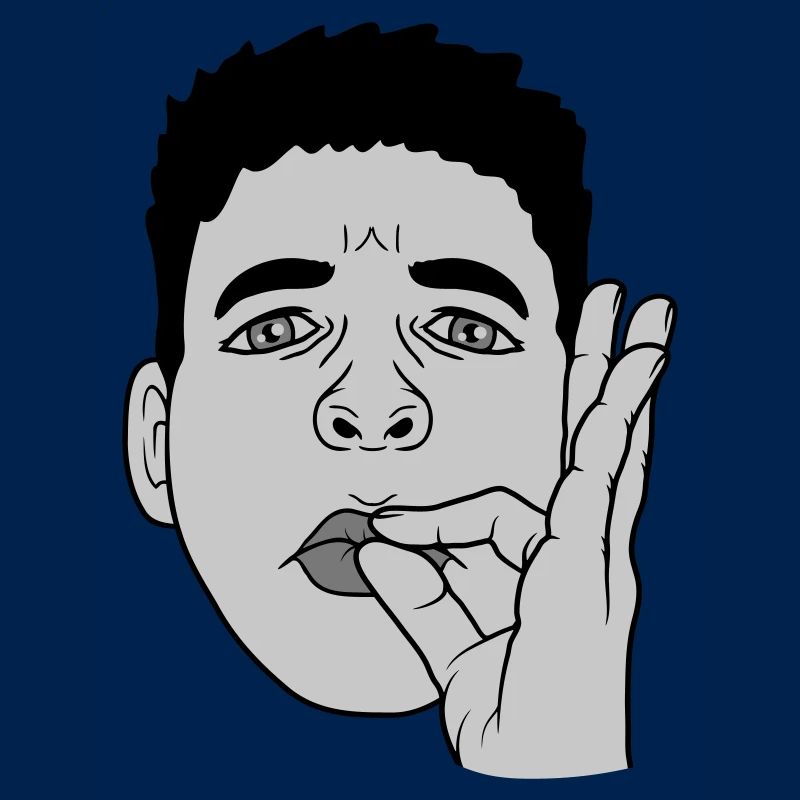 Bouche baiser main geste visage