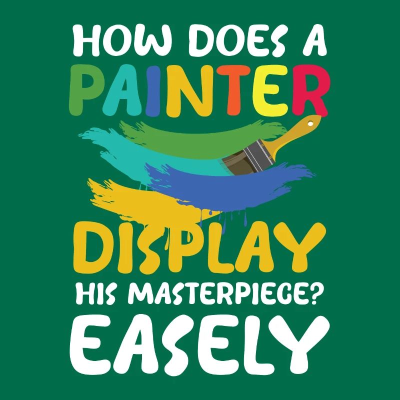 How Does A Painter Display His Masterpiece Easely