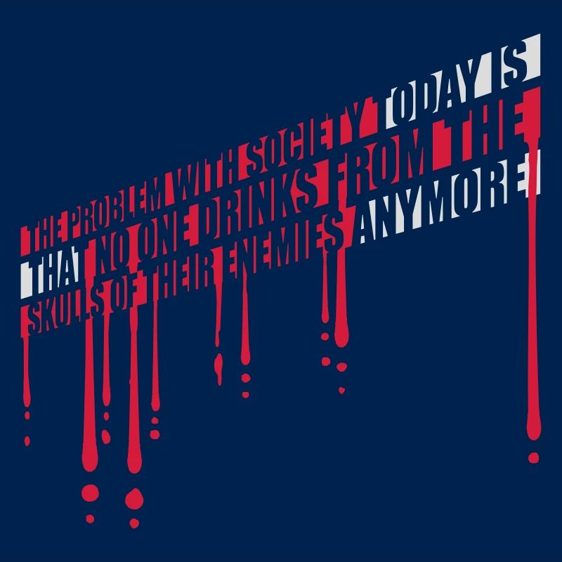 drinks from enemies skulls