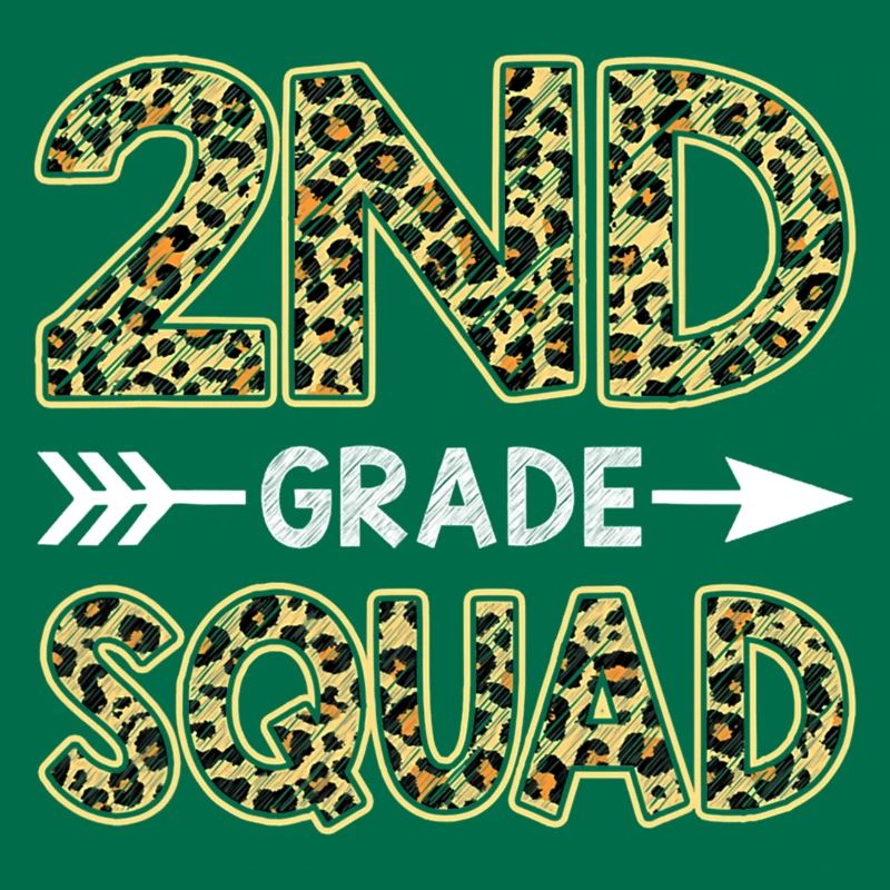 2Nd Grade Squad Leopard Second Grade Teacher Stud