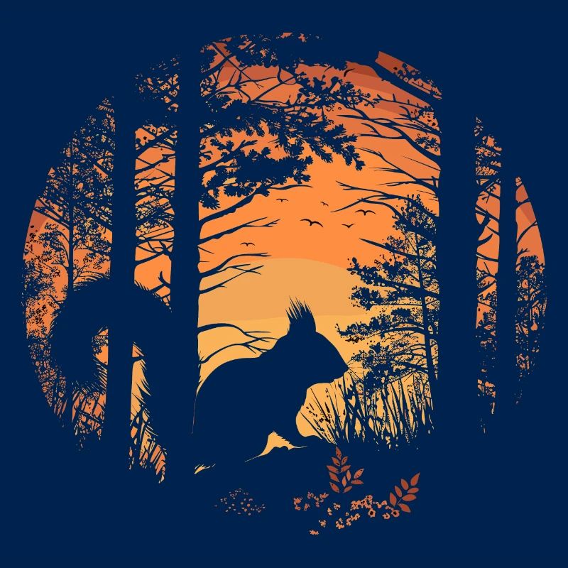 Eichhörnchen Wald Baumhörnchen Hörnchen