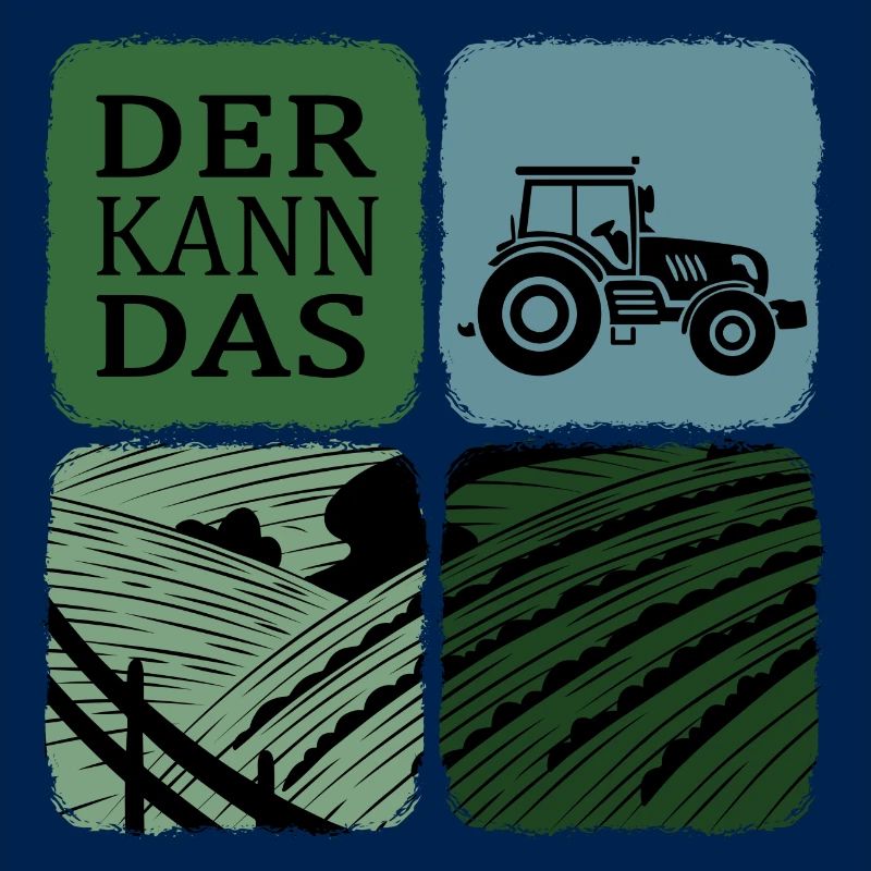 Traktorfahrer Traktor kann das Erntezeit