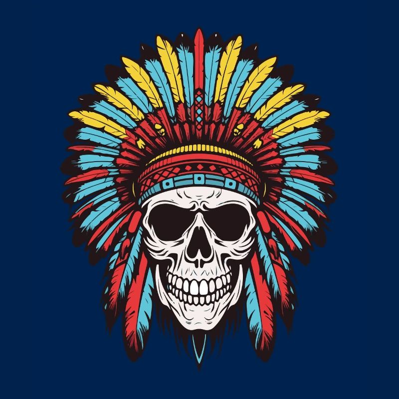 Apache Indian Chief Skull
