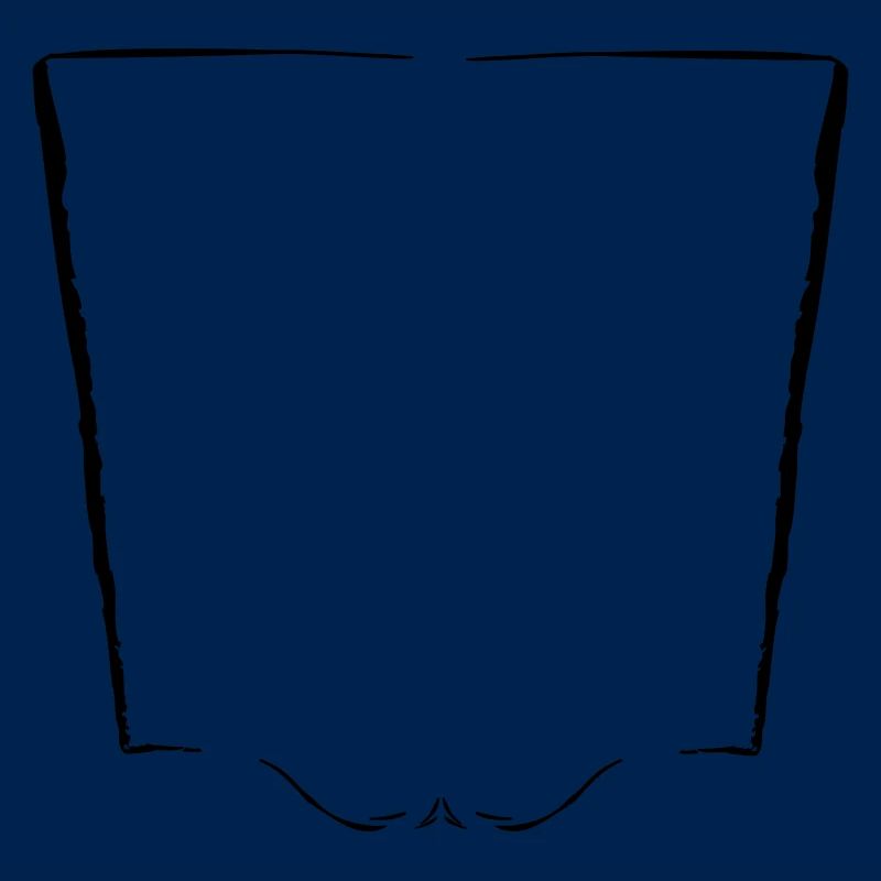 Vertical frame + decorative element - Vectorgraphic