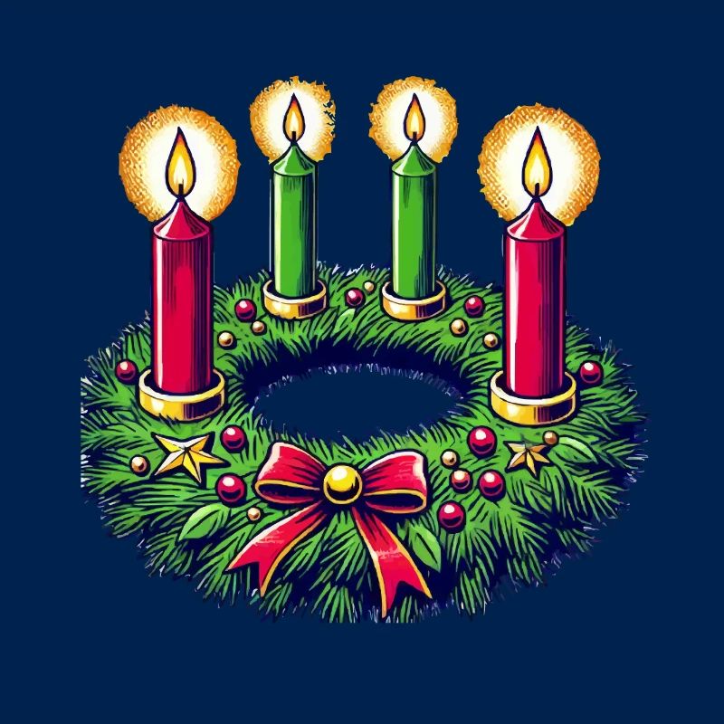 De kroon van de advent