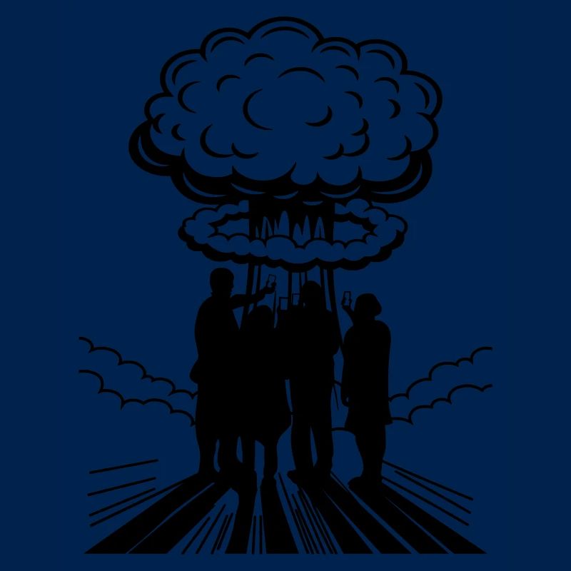 | changeable de couleur Bombe atomique Selfie Explosion nucléaire