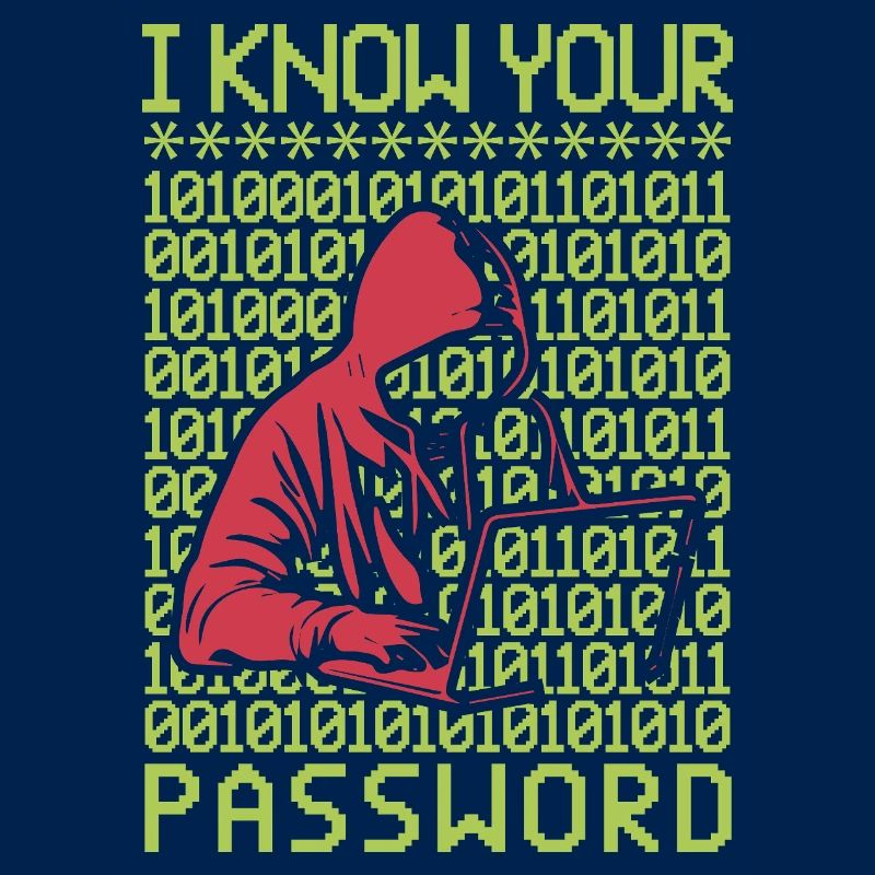 Hacker hackt Programmierer Linux Passwort Hacker