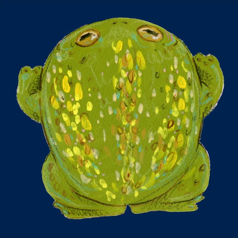 Frog Toad grass green