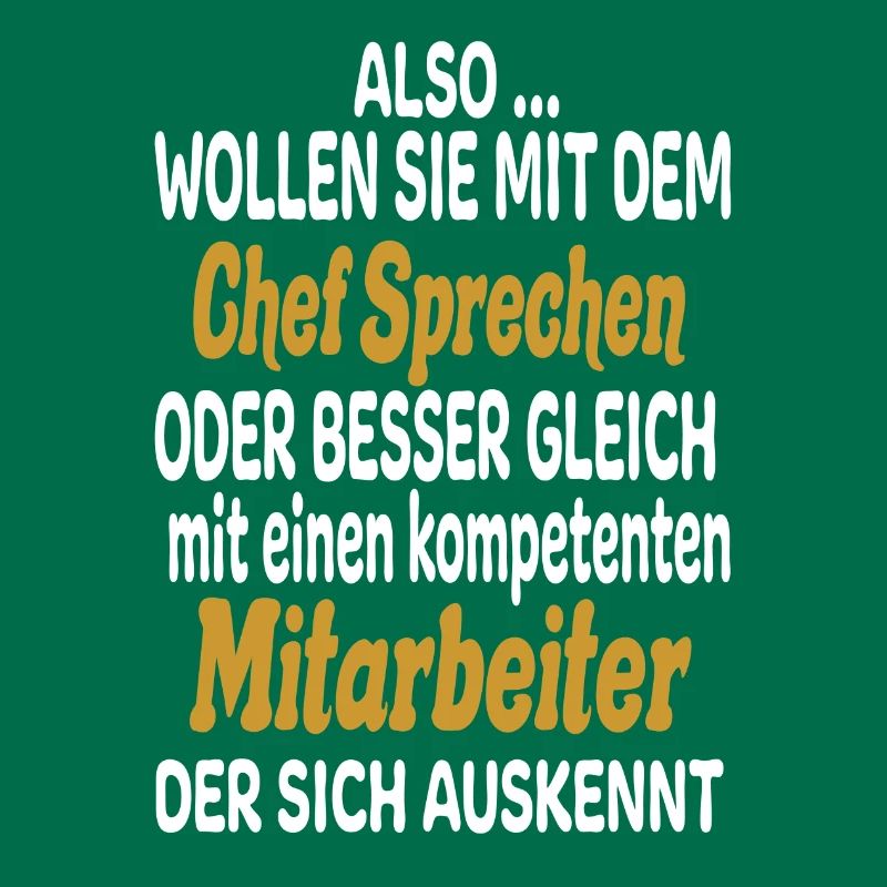 Wollen Sie Mit Chef Sprechen Oder Mitarbeiter