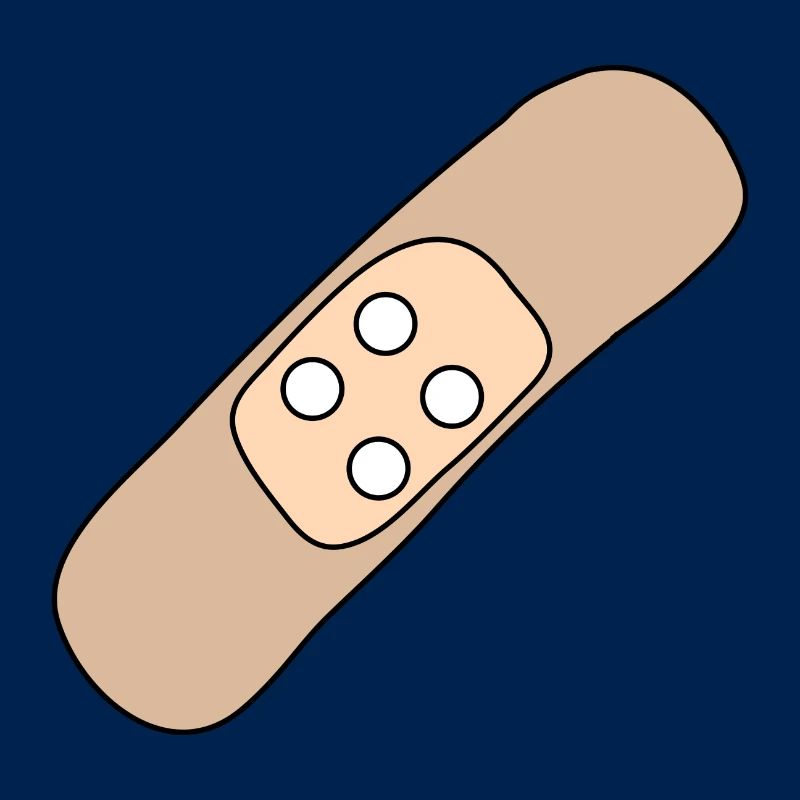 Patch, blessure, blessure, guérison, idée cadeau