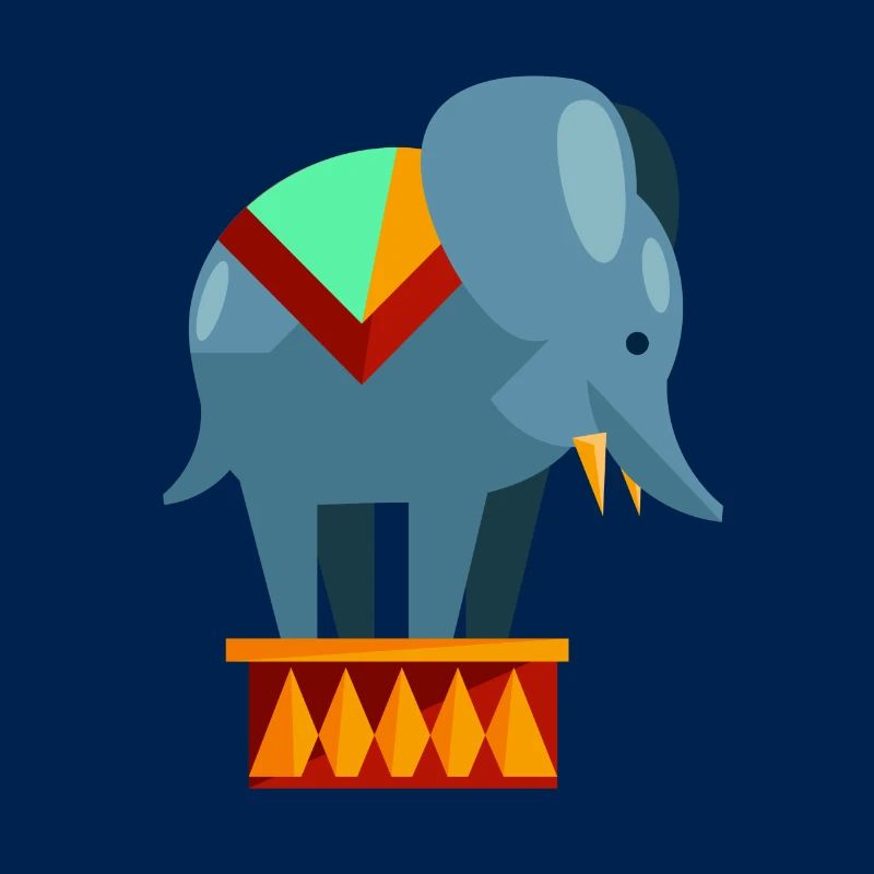 Circus elephant