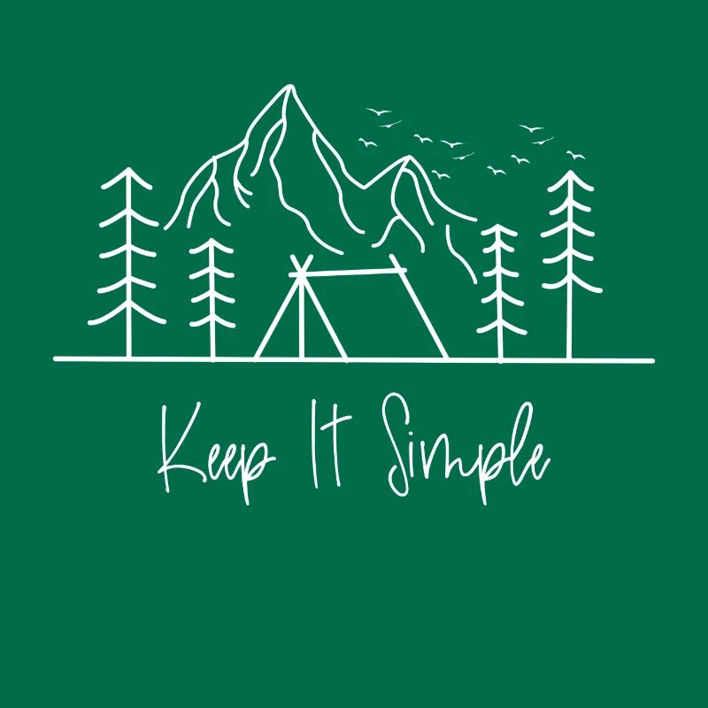 Keep it Simple - Halte es einfach Camping Van