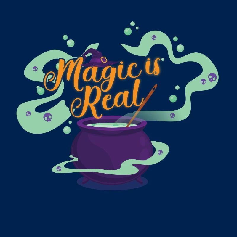 Magic is real witch magic potion magic Halloween