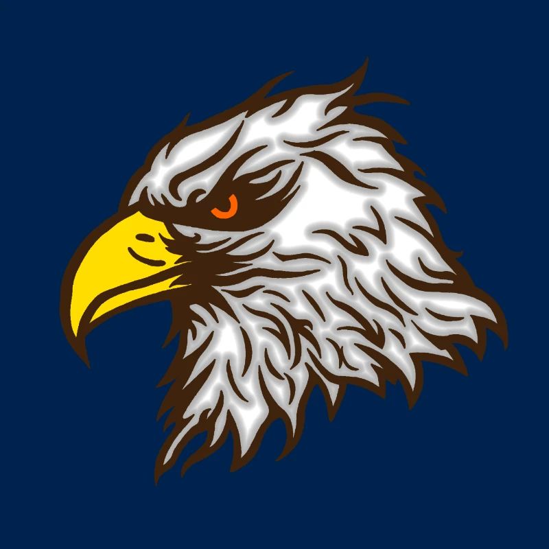 Cool bald eagle eagle colored