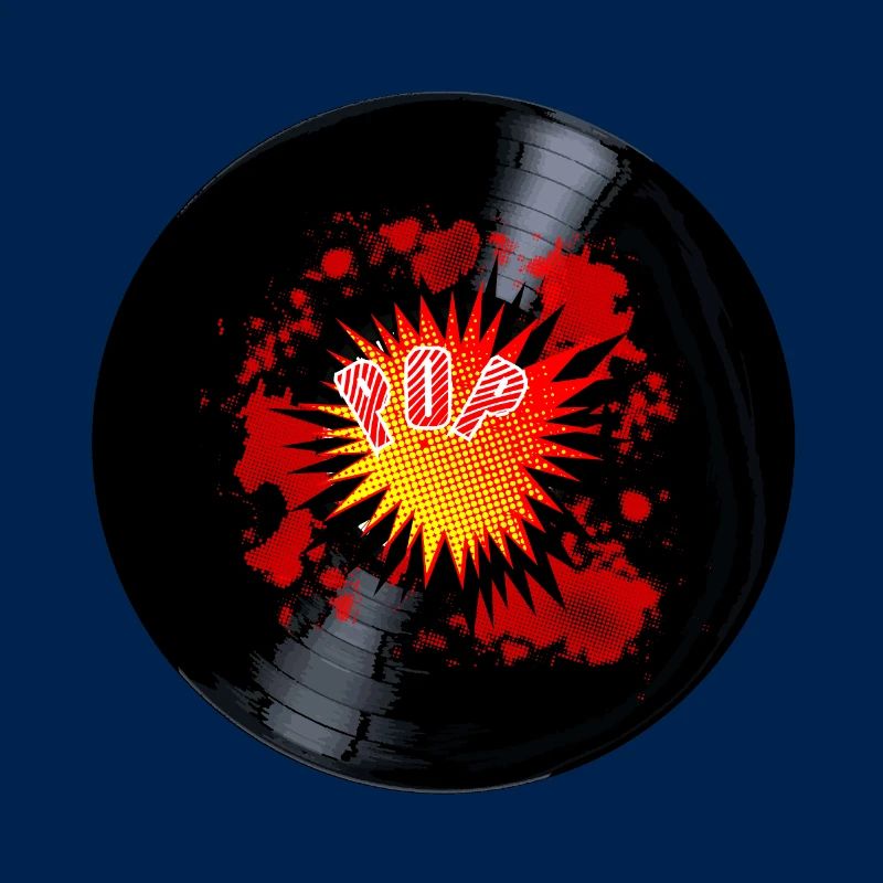 Exploding Pop Music Long Playing Record