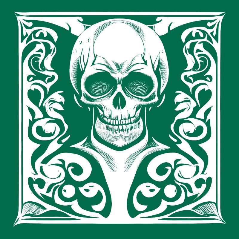 Halloween- oder Horror- Totenschädel