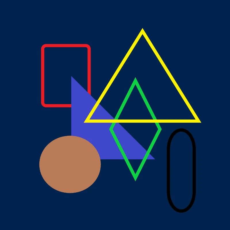 Basic Shapes Geometry Geometric Shapes Patterns