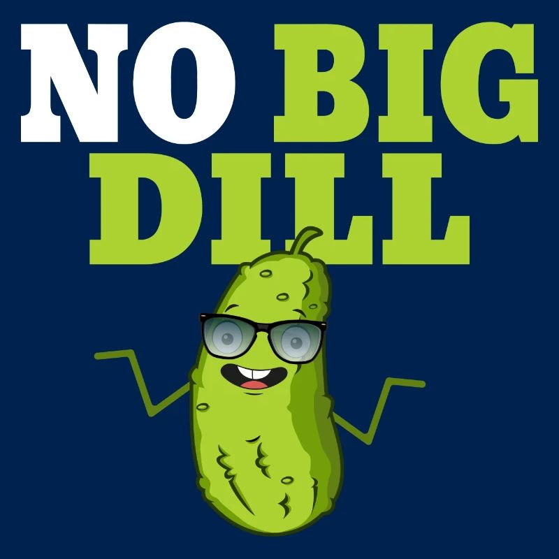 Pas de gros concombre cornichon à l’aneth