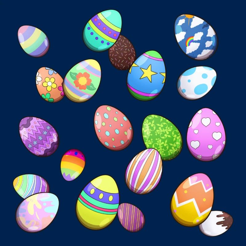 Easter Eggs Muster