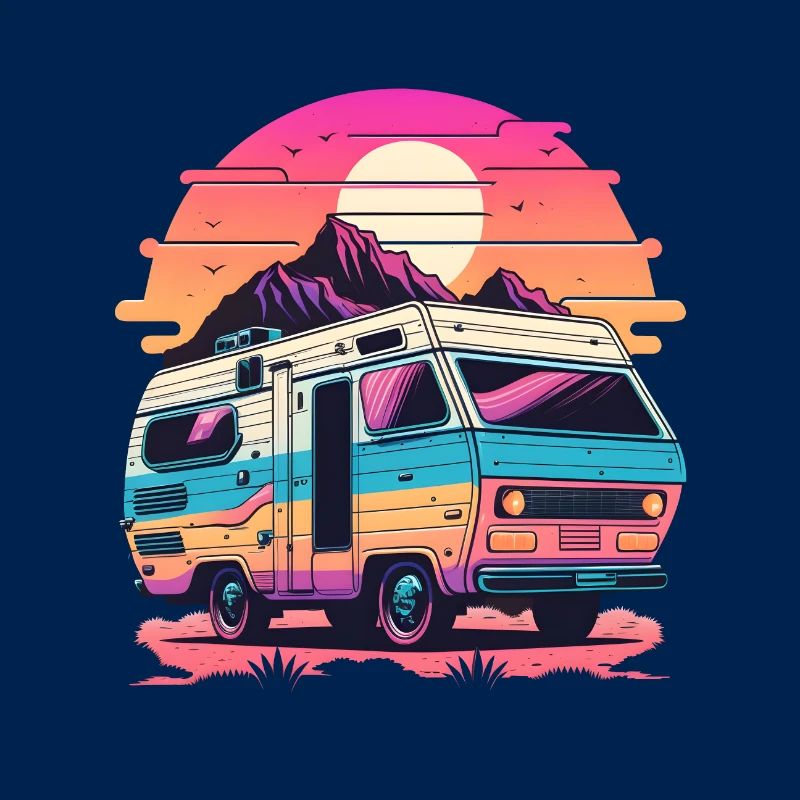 Synthwave Camper