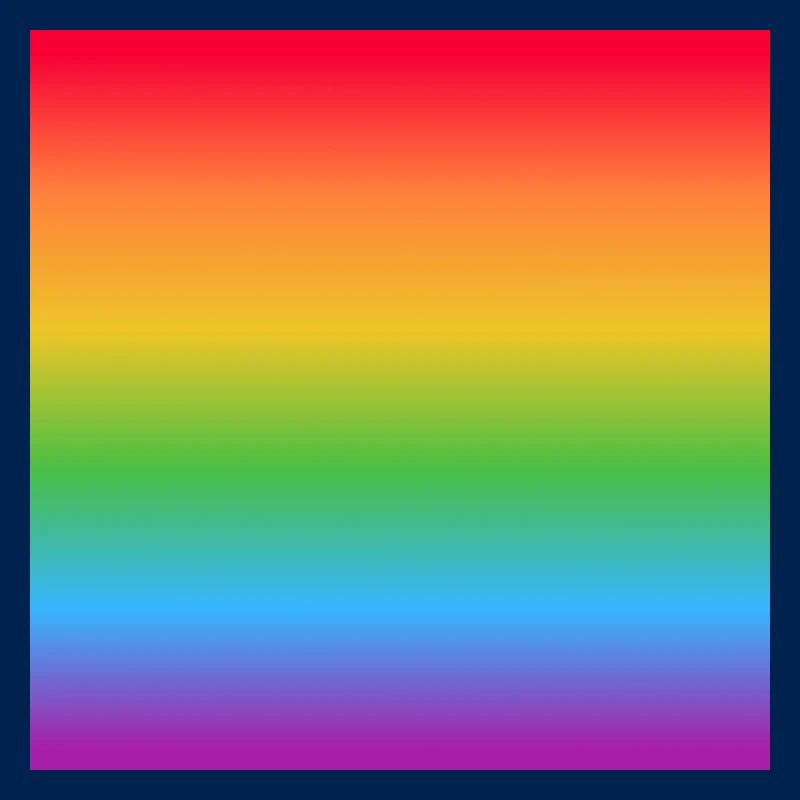 Rainbow flag gradient