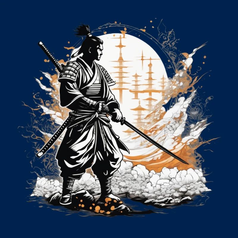 Samurai Getting Ready For Battle