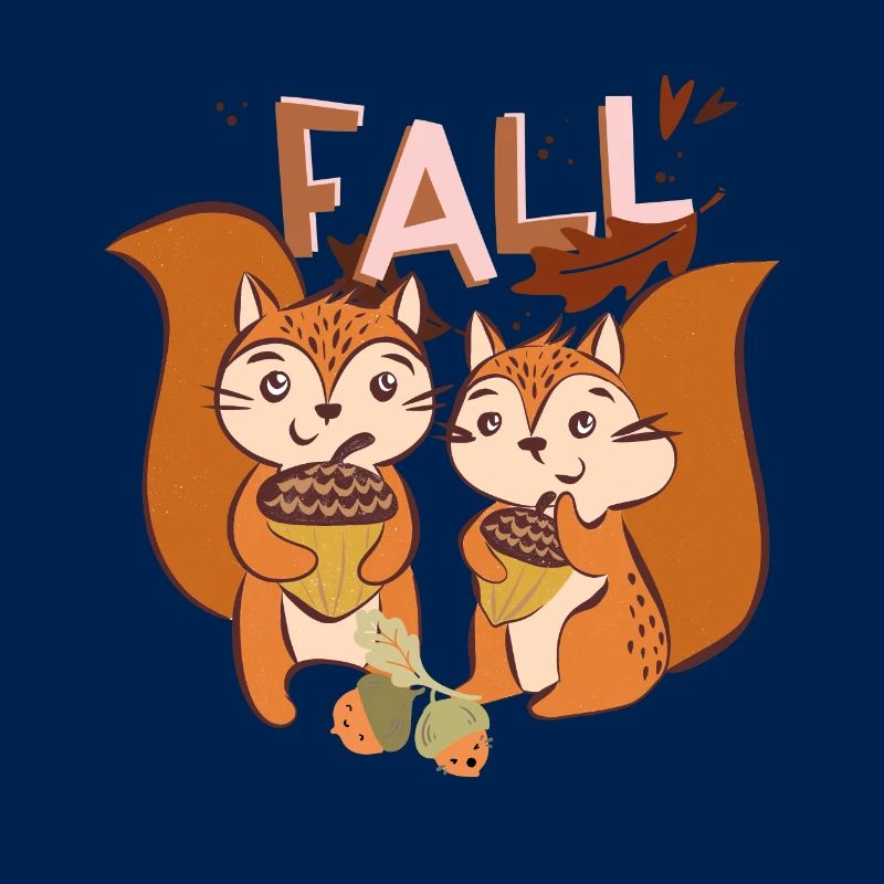 Herbst Eichhörnchen