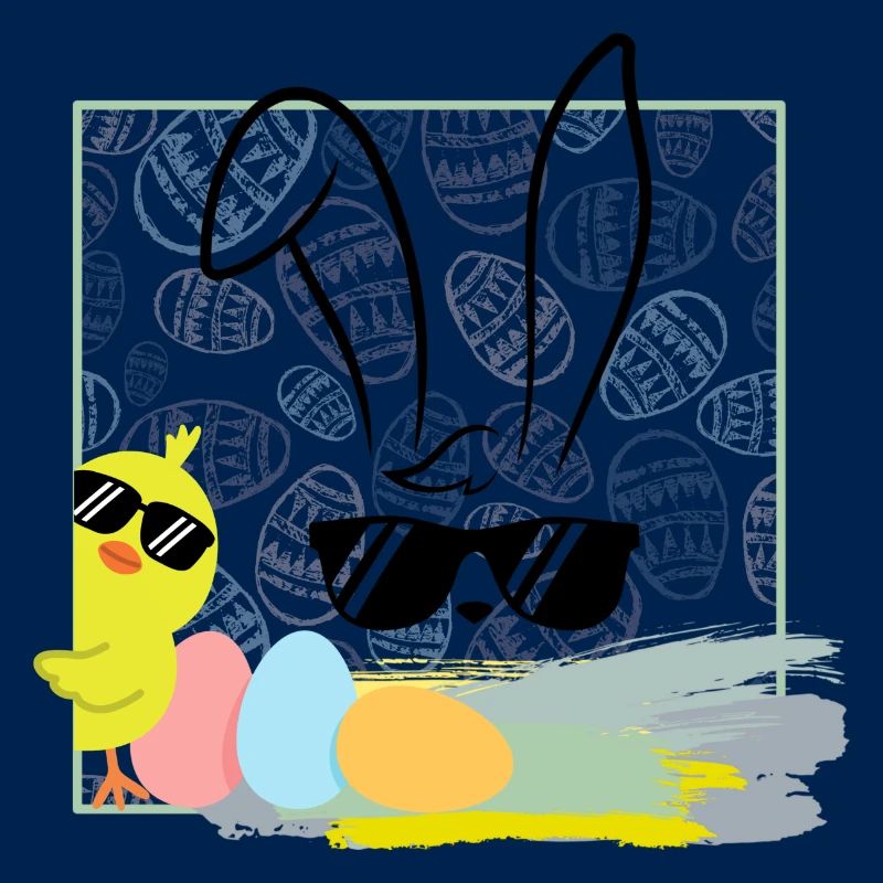 cool easter bunny with sunglasses easter easter eggs