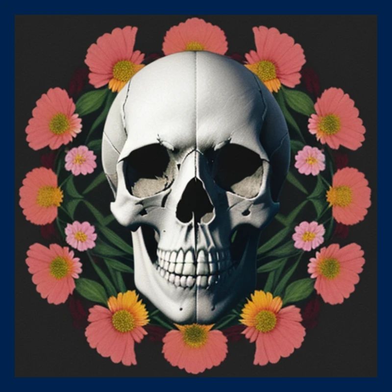 Flower-Skull