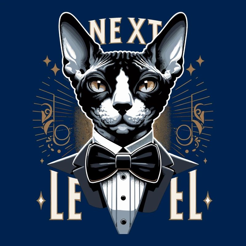 Cornish Rex Suit Next Level Cat Gift