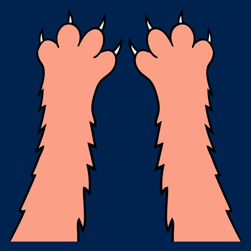 Cats, claws, paws, paws, sharp claws, scratching