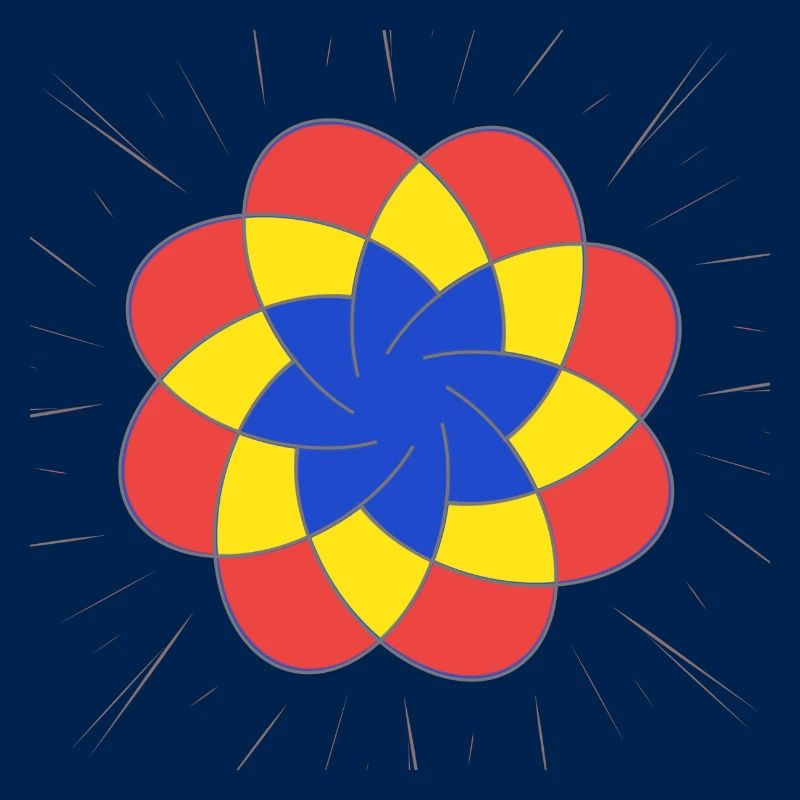 Abstract with a pattern