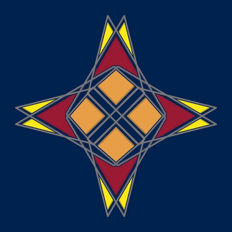 Abstrakte mit ein Muster in der Mitte