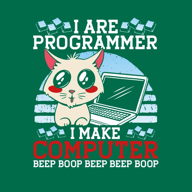Je suis programmeur Funny Cat Coder Computer Kitty