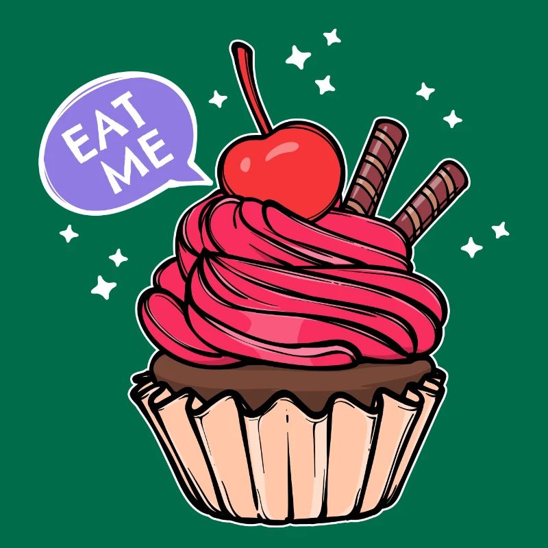 Sweets Statement Cupcake Baking Snacking