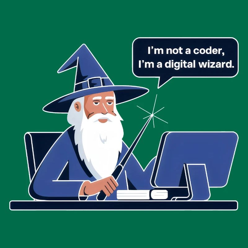I'm Not a Coder I'm a Digital Wizard Programmer