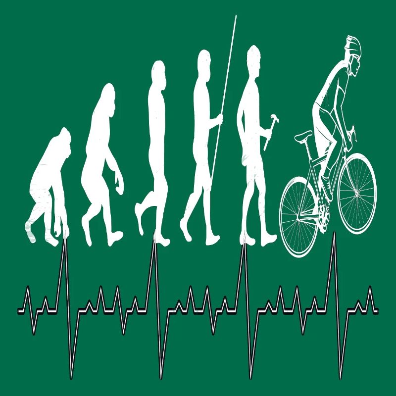 Evolution cycliste, design de vélo cool