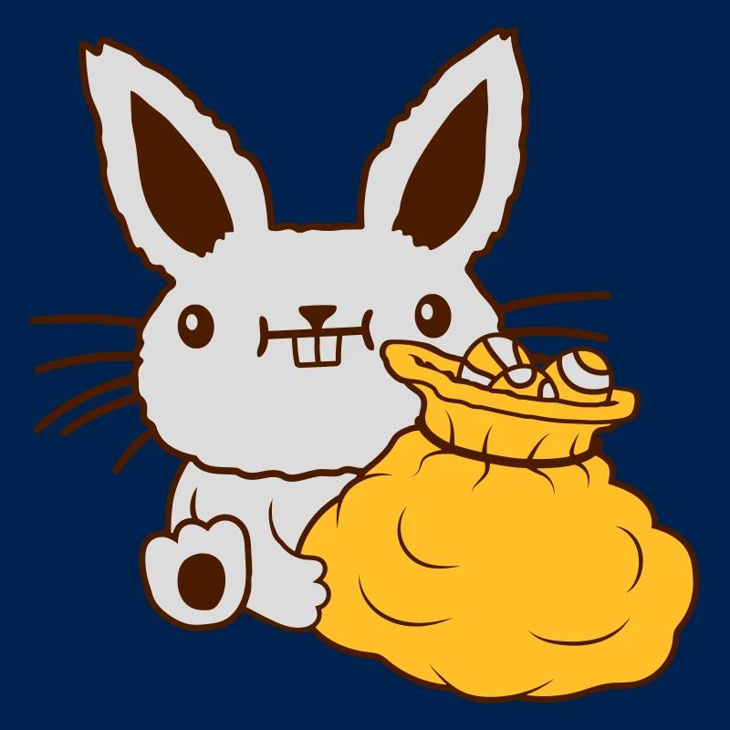 Osterhase großer Eier Sack