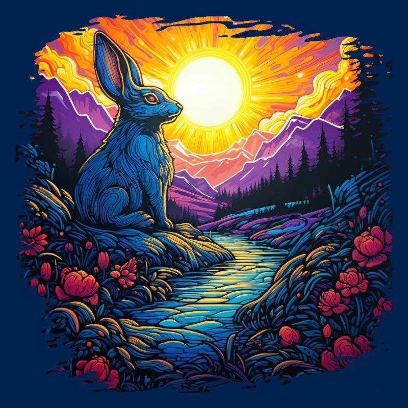 rabbit bearded collie easter for kids present idea