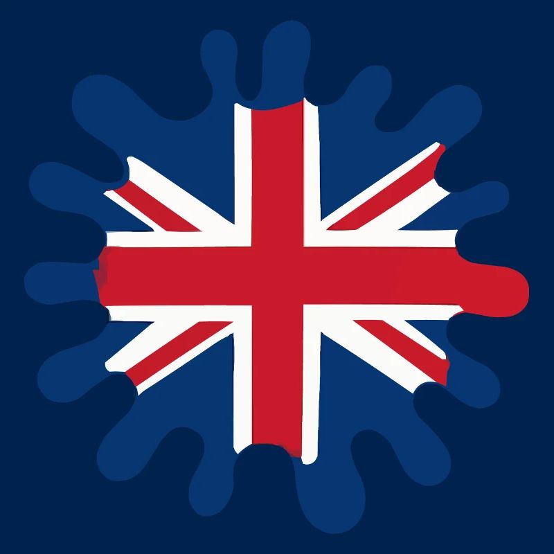 Blobs de drapeau de l’Angleterre