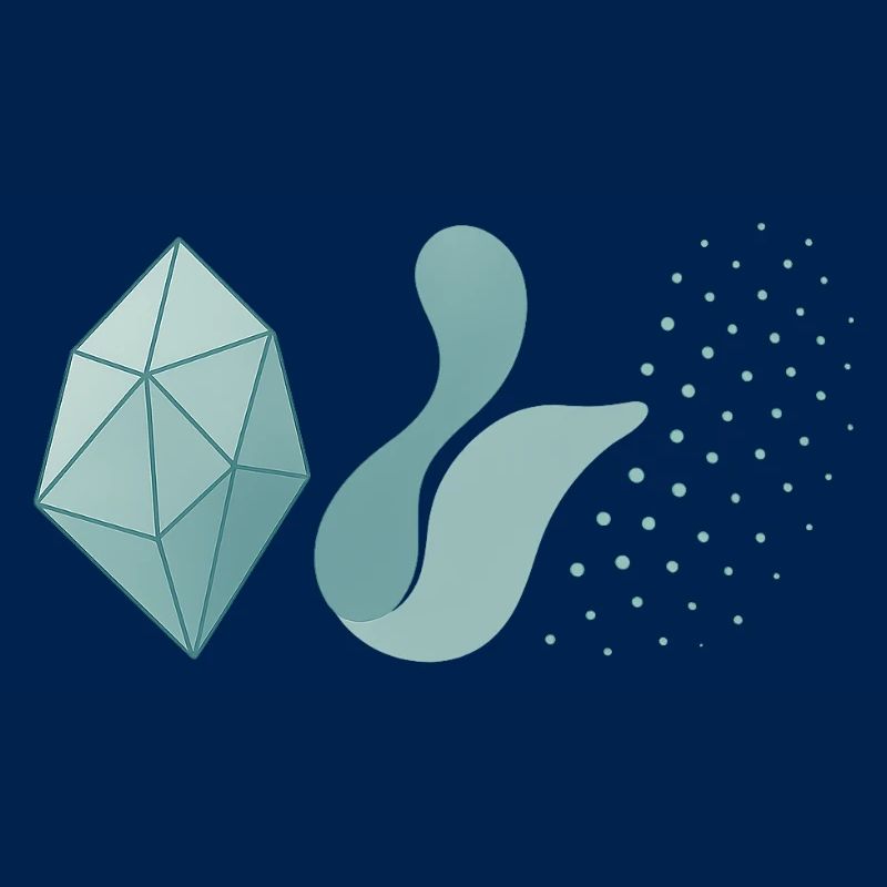 Solid, Liquid, Gaseous - Physics Design 3 Phases