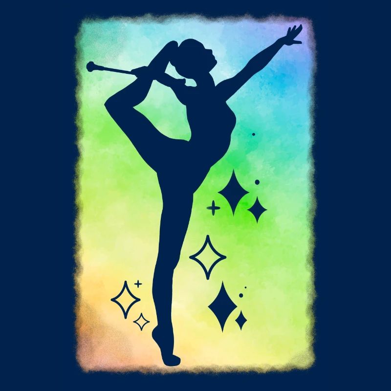 Twirleuse raindow background