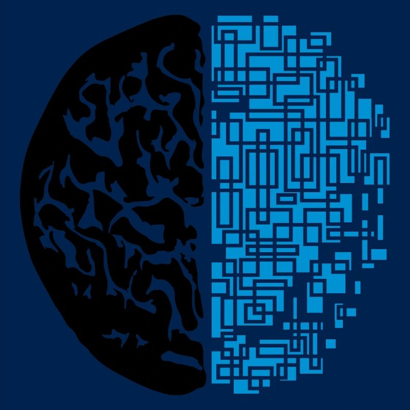 design schwarz digital android synthetisch roboter