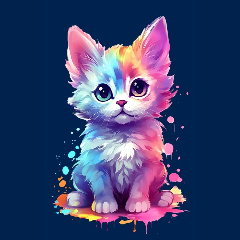 Idée d’impression unique et douce pour chat