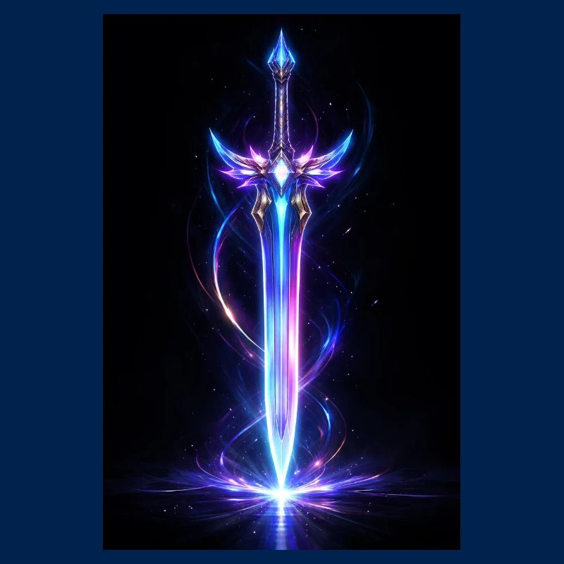Neon-Astralschwert