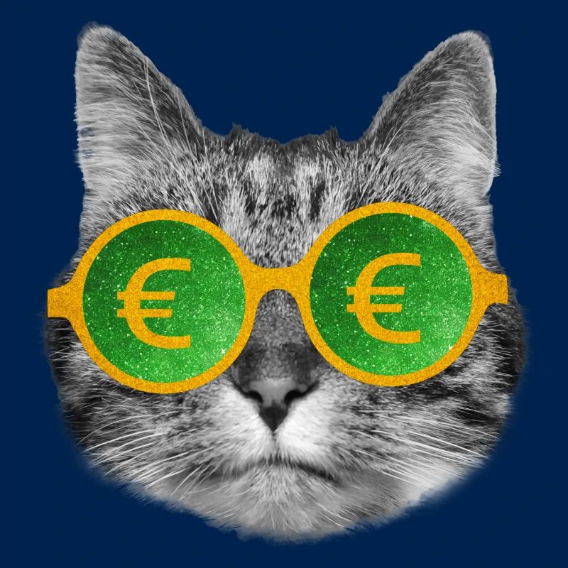 Lunettes d’argent pour chat