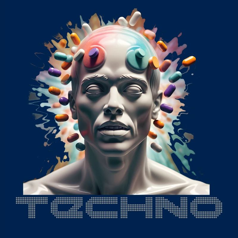 Techno Drogen Geschenk Geschenkidee