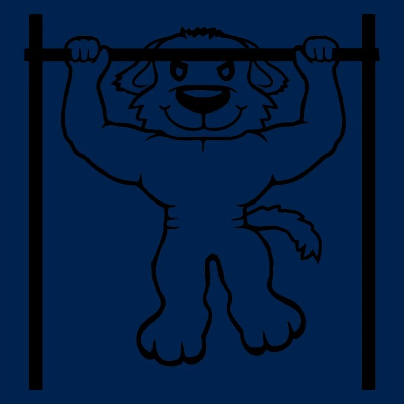Dog Pull-ups Bar Muscles Gym Pull-Up Bar