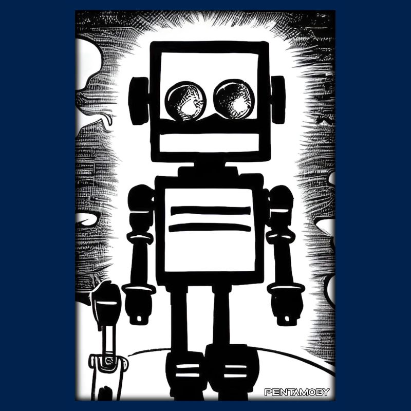 Robot Comic Future Cyborg Machine Technology